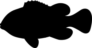 Fish Clipart Image - Fish Silhouette