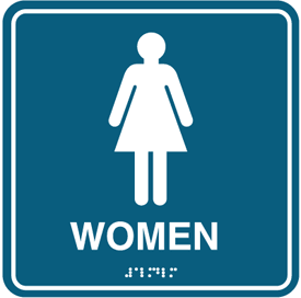 ADA Women Restroom Signs, Signs | Seton