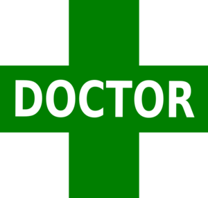 Doctor Logo Green White clip art - vector clip art online, royalty ...