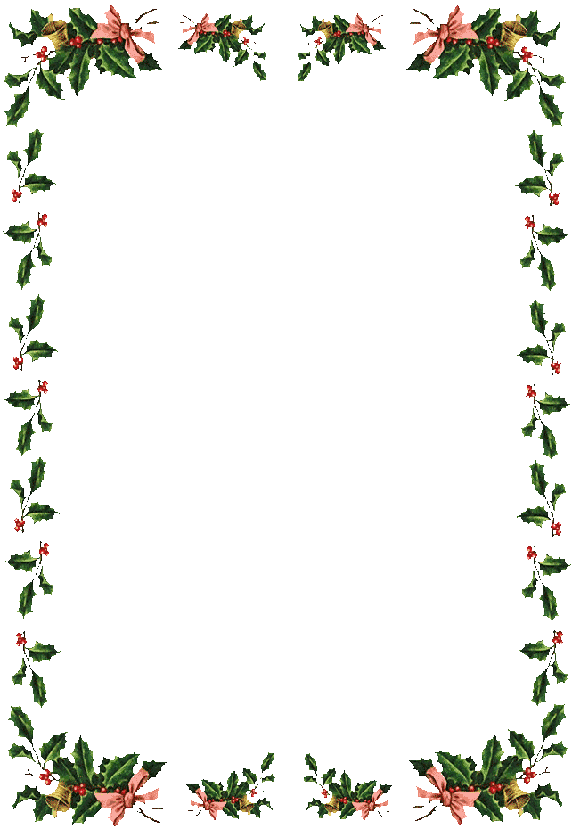 Christmas Letter Borders Free Printable