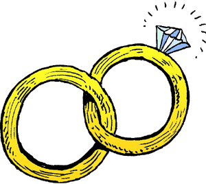 Joined Wedding Rings | Christian Wedding Clip Art - Christart.