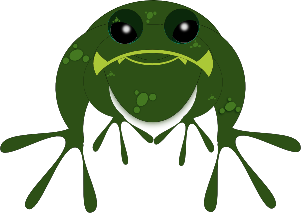 Frog 3 clip art - vector clip art online, royalty free & public domain