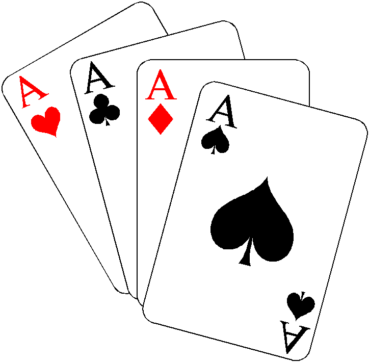 Ace card clipart