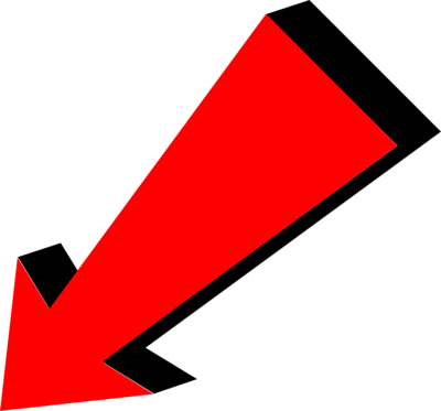 Red arrow transparent clipart