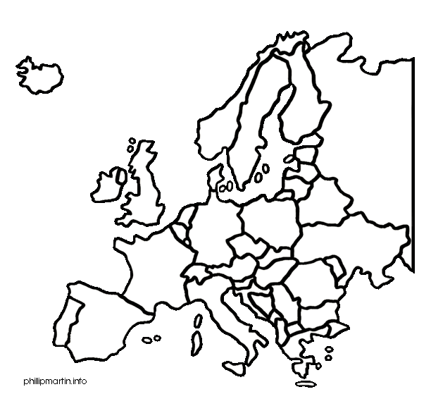 clipart map of europe - photo #21