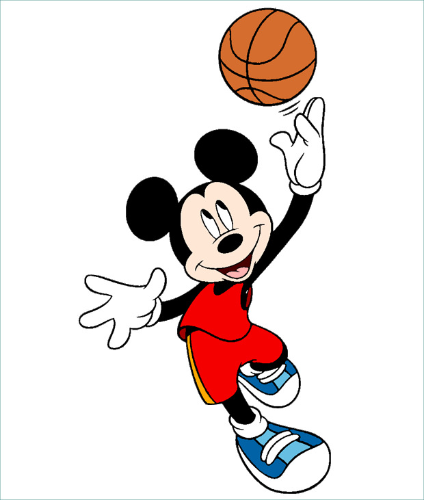 Disney basketball clipart