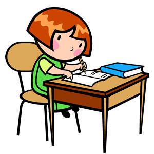 36+ Girl Writing a Letter Clipart