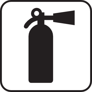 Fire extinguisher icon clipart