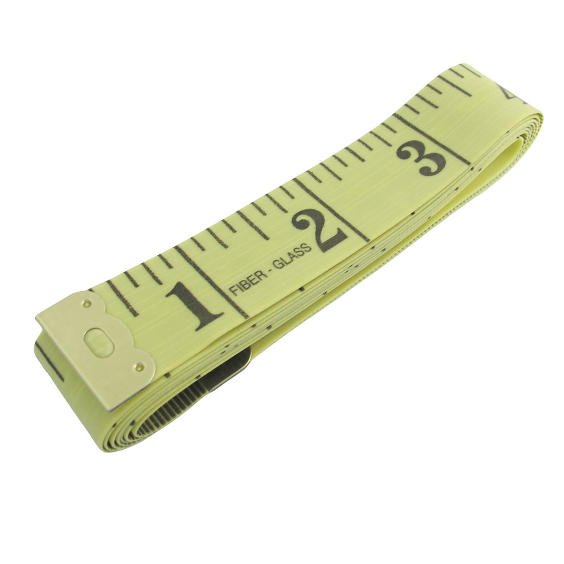 1.5M Tailor Plastic Flexible Ruler Cloth Ruler Yellow for Seamstress