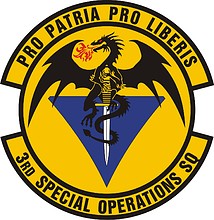 U.S. Air Force 5th Special Operations Squadron, emblem - vector image