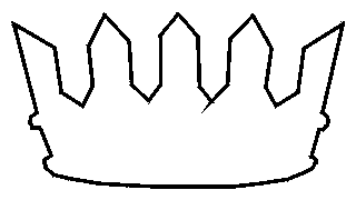 Stencil-heraldry-Crown-Vallary ...