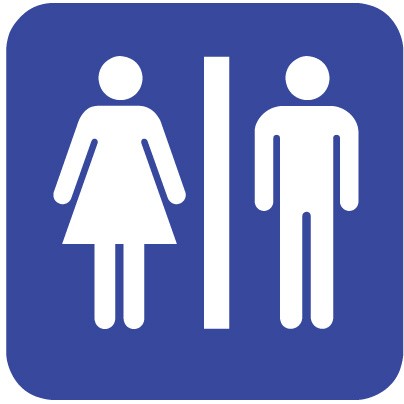 Ladies/Gents - (Symbol) Sign