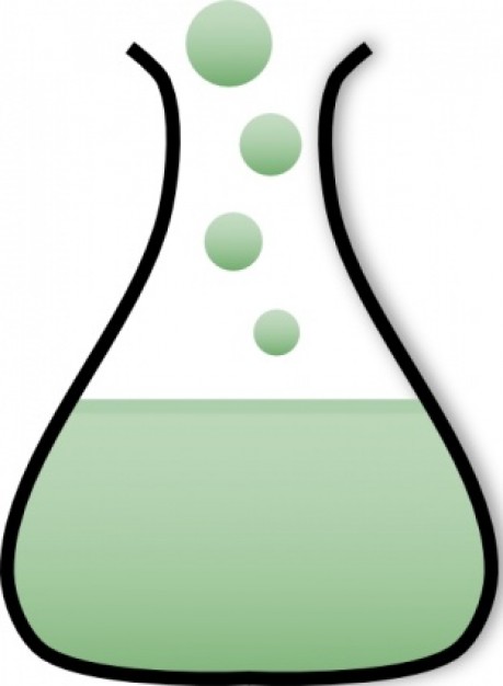 Chemistry Flask clip art | Download free Vector