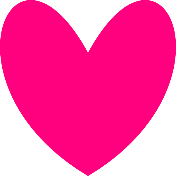 free pink heart clip art