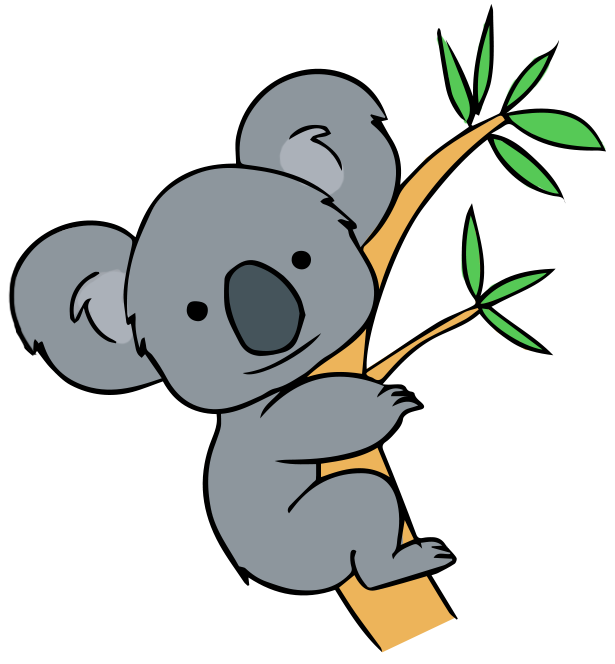 Koala Cartoon Clipart