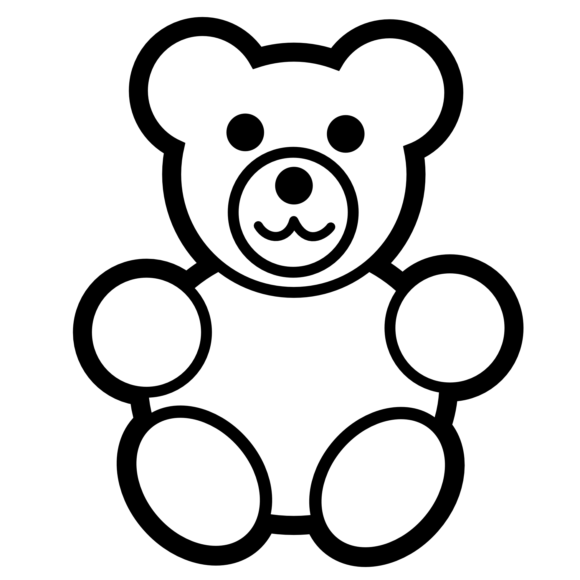 outline-of-bears-clipart-best