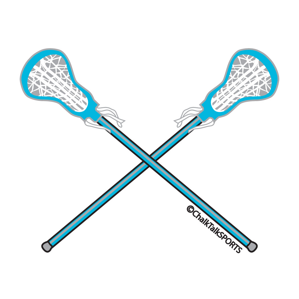 Lacrosse sticks clipart