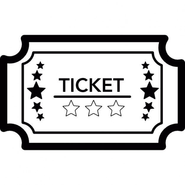 Ticket for cinema Icons | Free Download