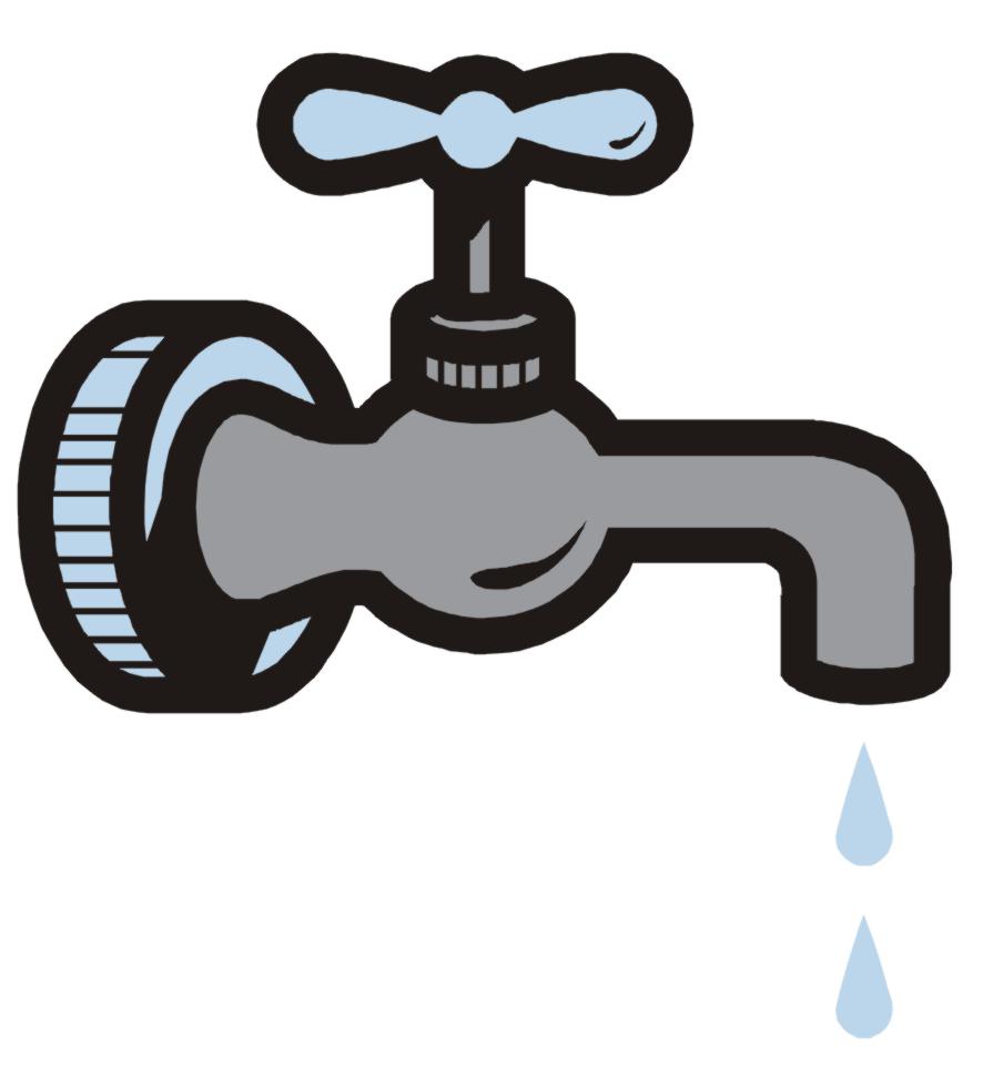 Running Tap Water Clipart