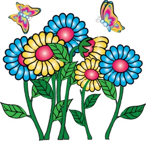Cartoon Flowers Clipart