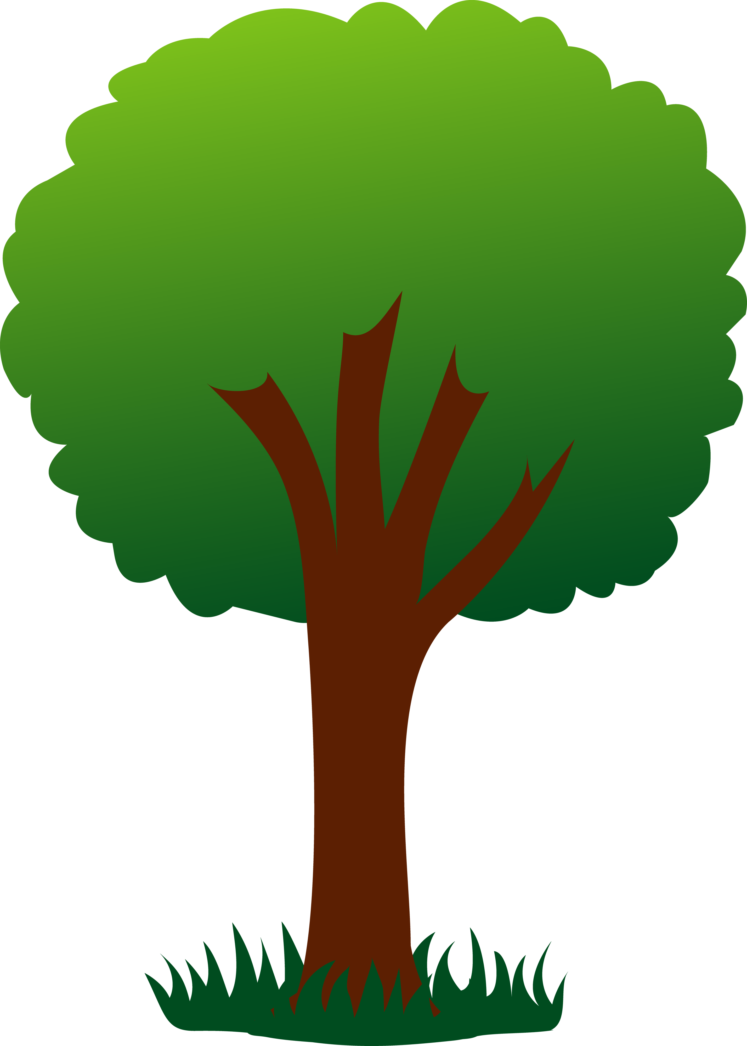 Tree drawing clipart