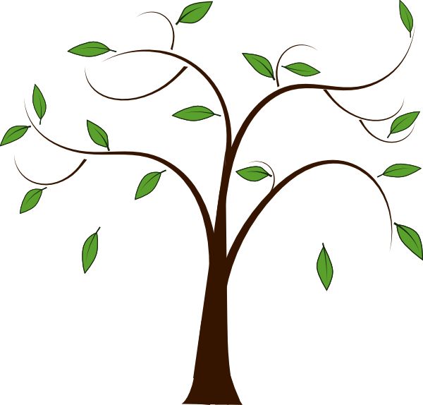 Clipart for tree drawing