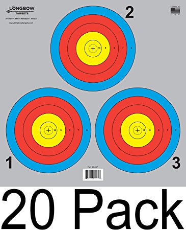 Amazon.com : Archery 5 SPOT & 3 SPOT Vegas Targets by Longbow 8 ...