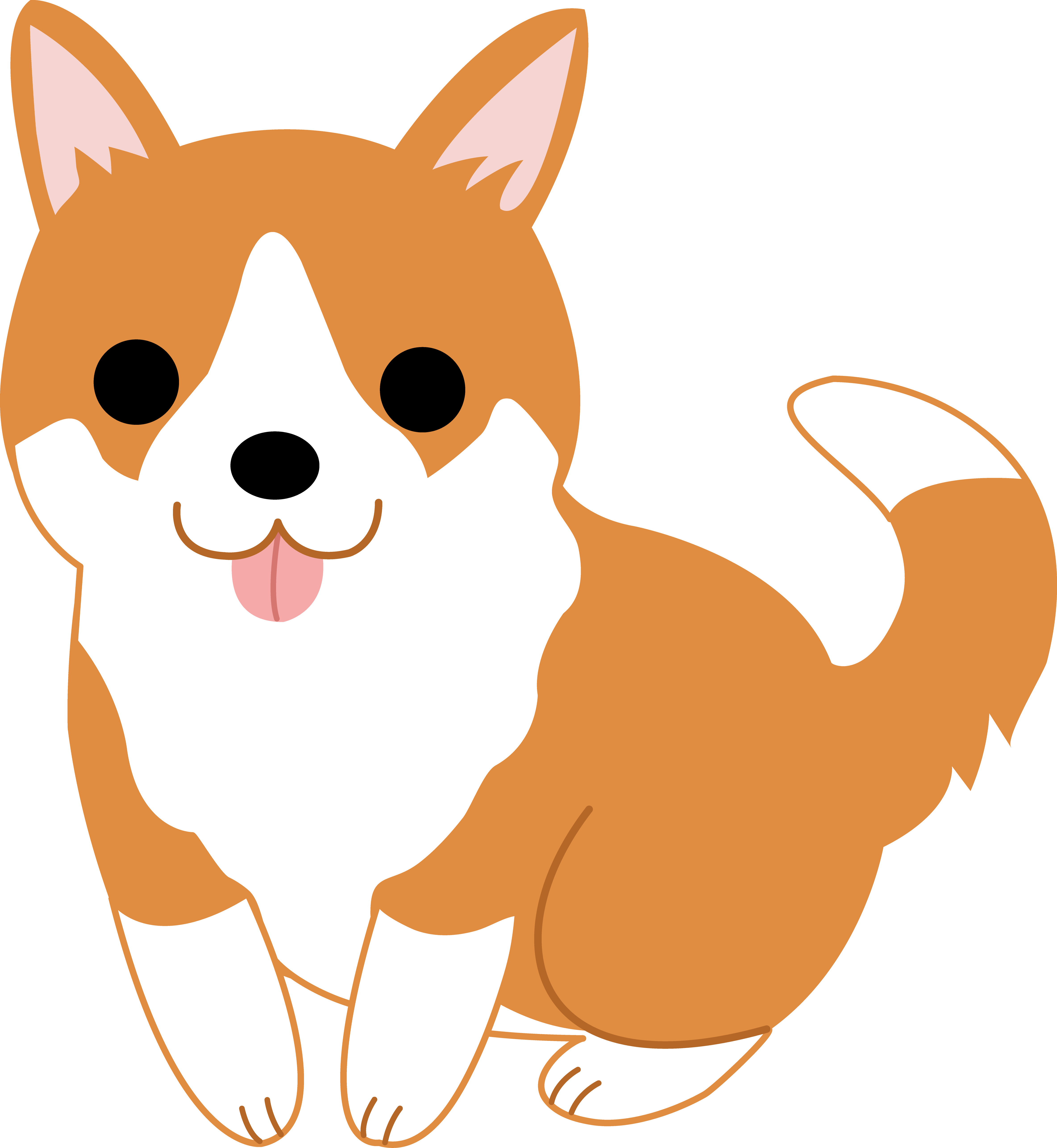 Images Of Cute Corgi Puppy Clip Art Wallpaper - Animal Photo and ...