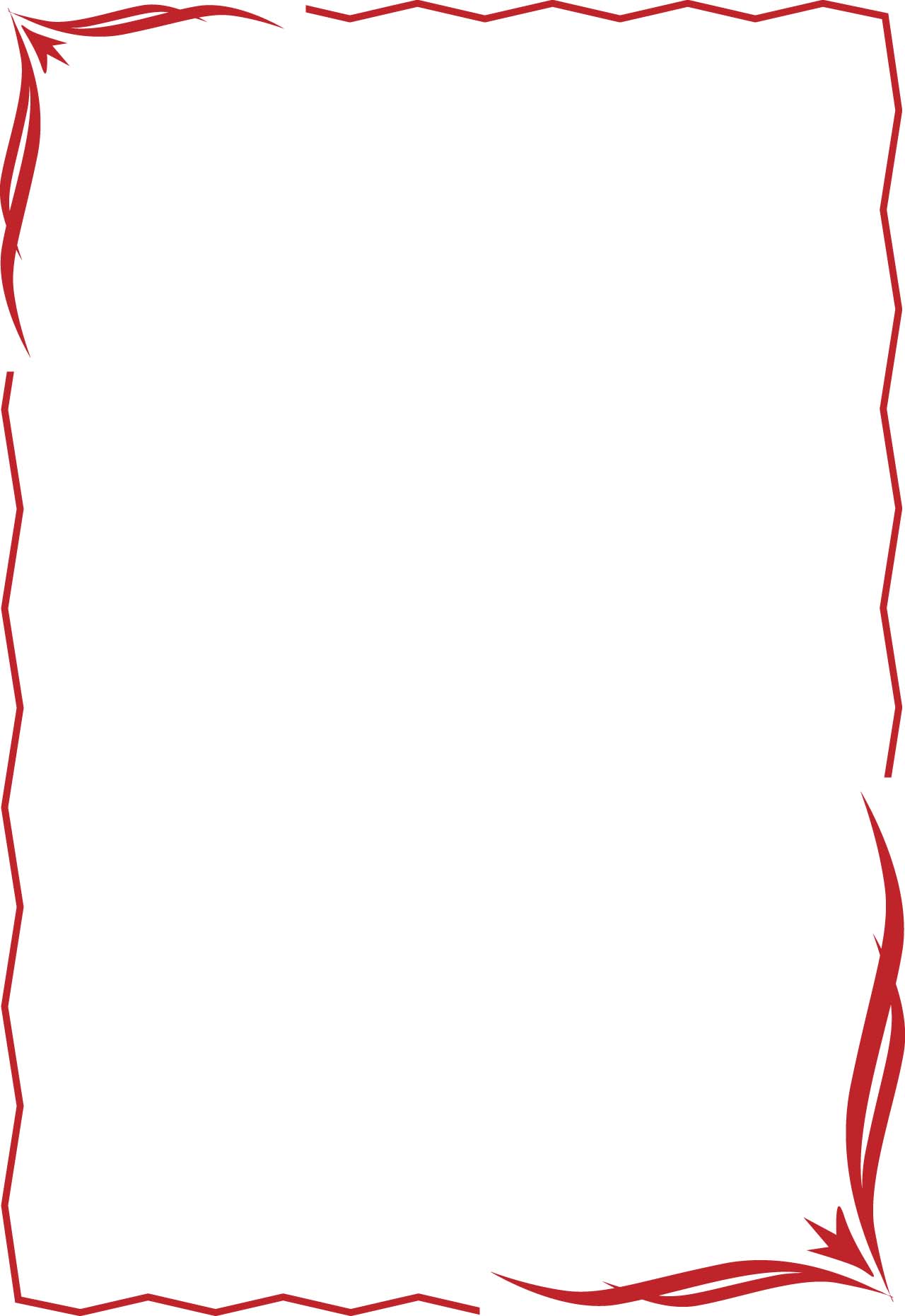 Red Border Clipart