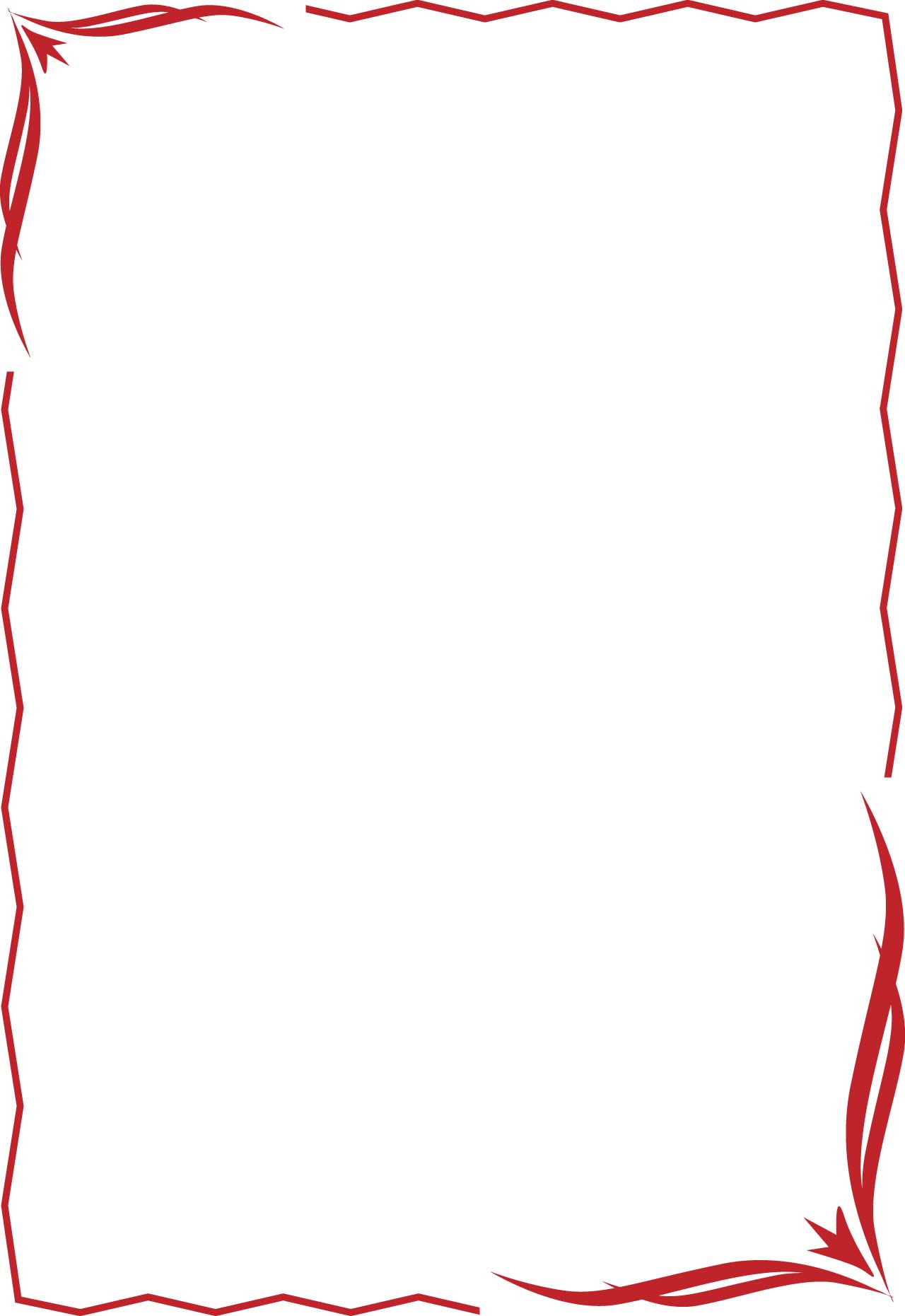 Red Ribbon Border Clipart