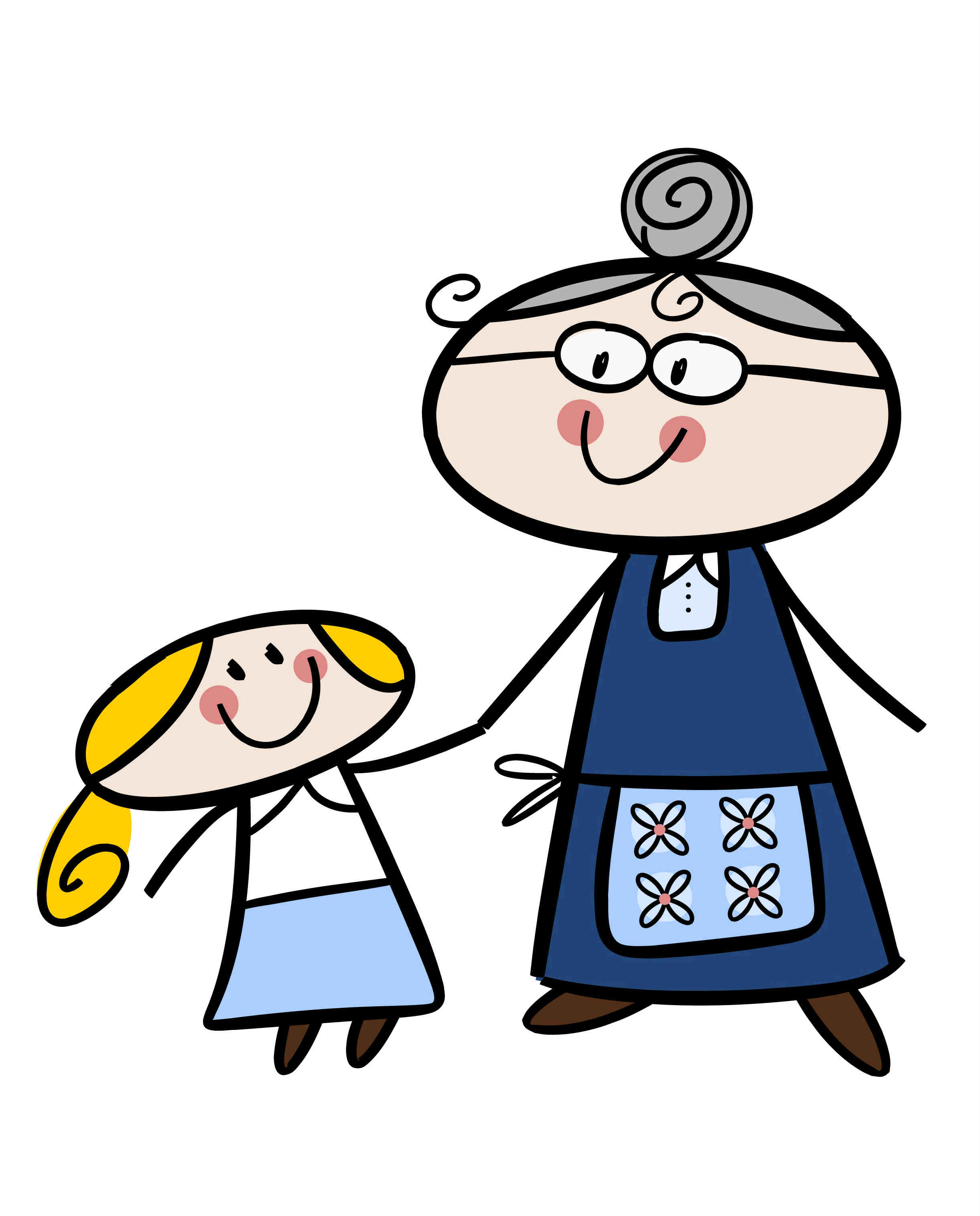 Grandma Drawing - ClipArt Best