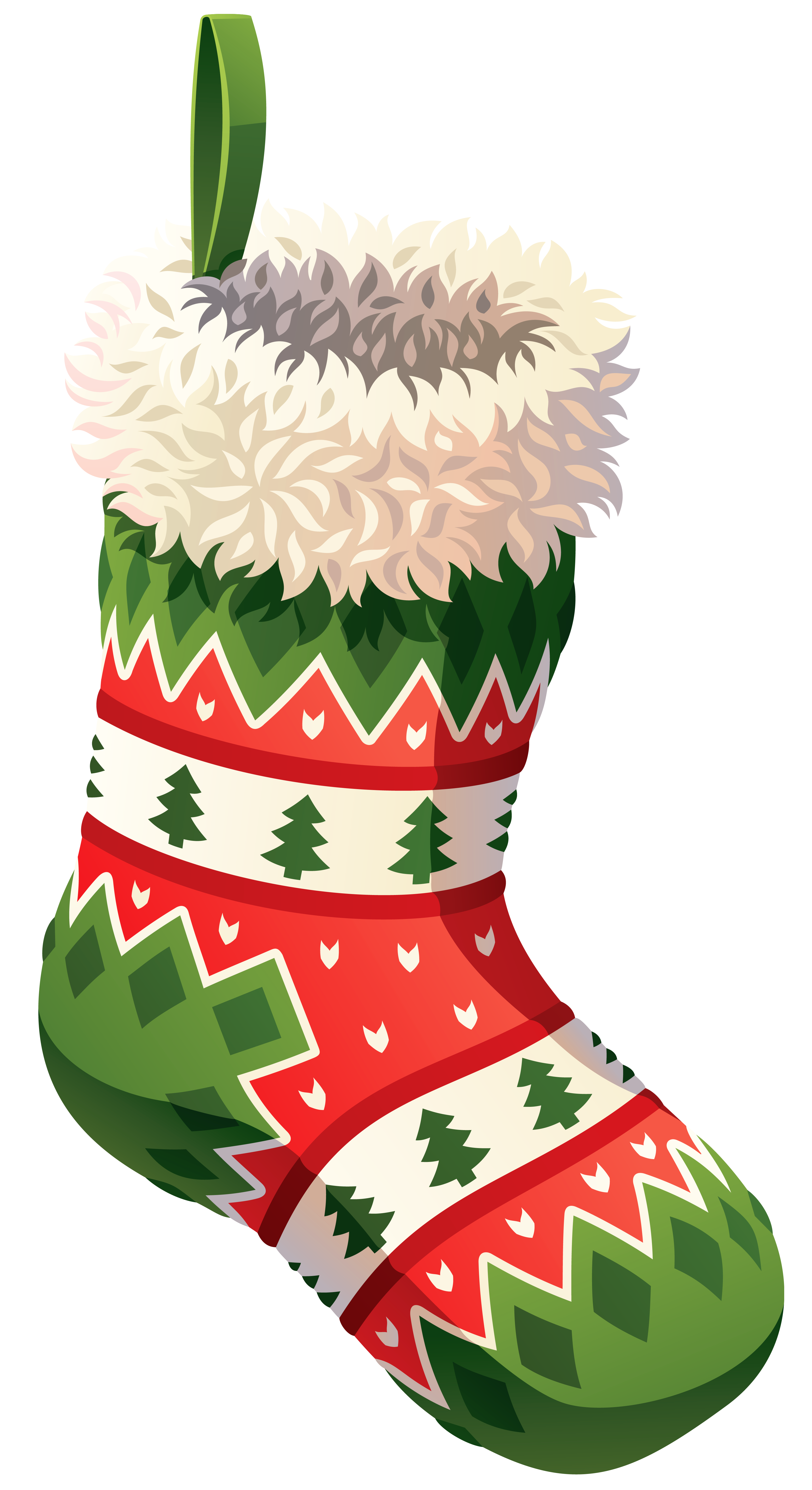Christmas Stocking Art - ClipArt Best