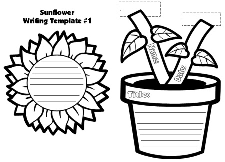 6 Best Images of Sunflower Cut Out Template Printable - Free ...