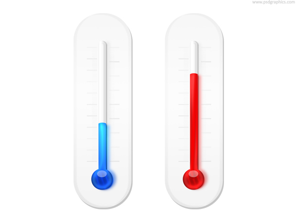 Hot And Cold Thermometer Clip Art - Free Clipart ...