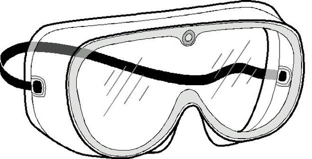 Cartoon Safety Goggles Clipart - Free to use Clip Art Resource