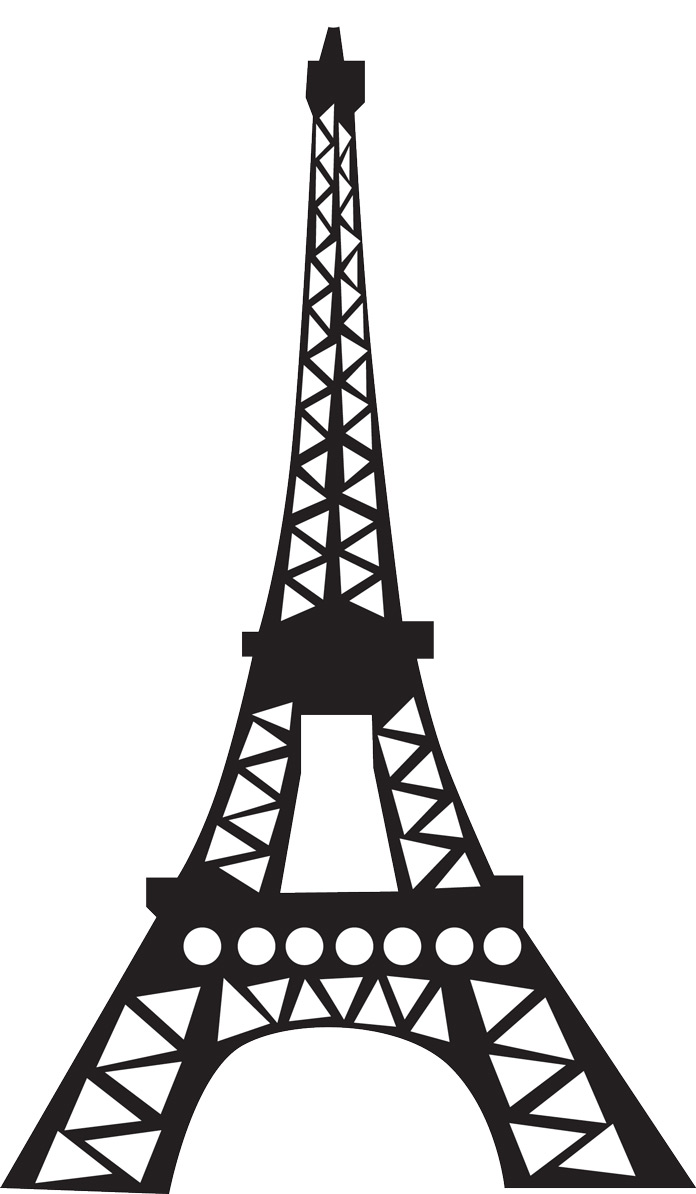 Best Photos of Simple Eiffel Tower Outline - Paris Eiffel Tower ...