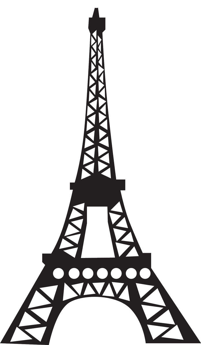 Eiffel Tower Outline ClipArt Best