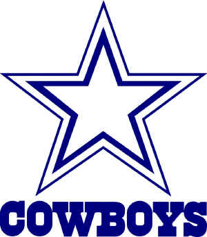 Cowboys star clip art