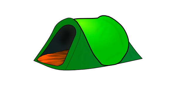 Campfire tent clip art clipart 2 image - dbclipart.com