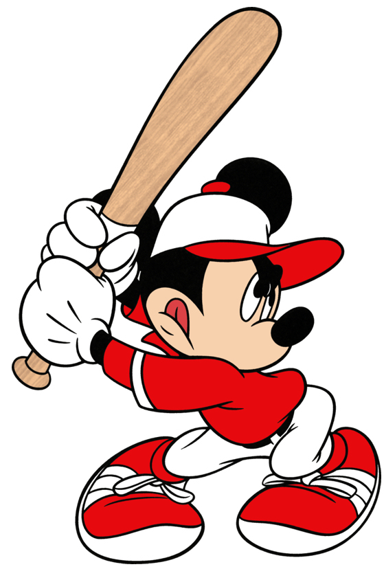 Clipart baseball game mickey