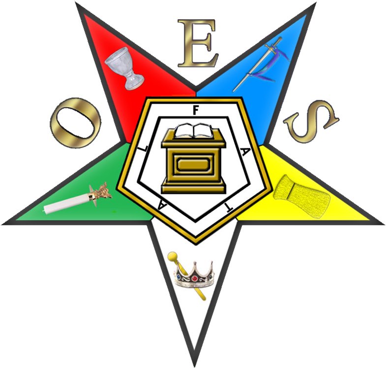Eastern star emblem clip art