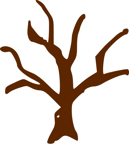 Brown Tree Without Leaves Clipart