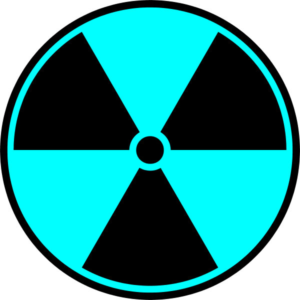 Radioactive symbol - vector Clip Art