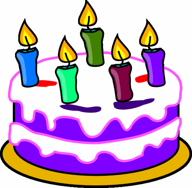 Birthday Cakes Clipart craft projects, Birthday Clipart - Clipartoons