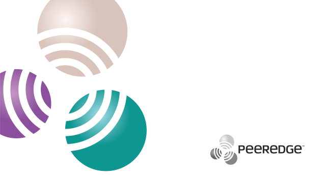 Peeredge logo design |