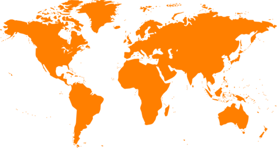 World Map Orange Clip Art Vector Online Royalty Free Clipart ...