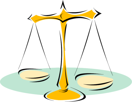 Balance Scale Clipart In A Balancing Scale