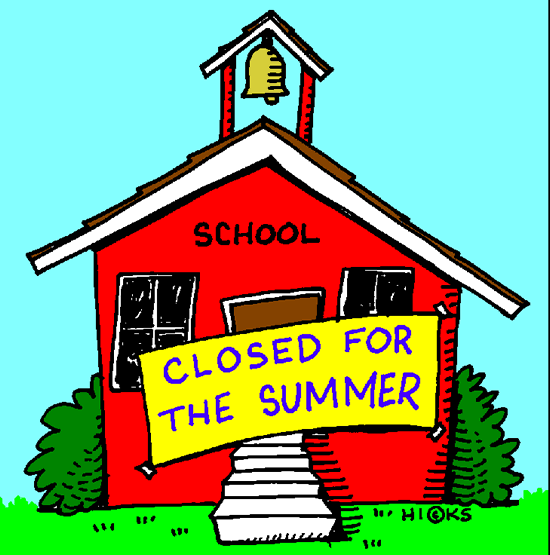 Summer Vacation School Clipart