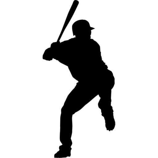 free clipart baseball player silhouette - photo #7