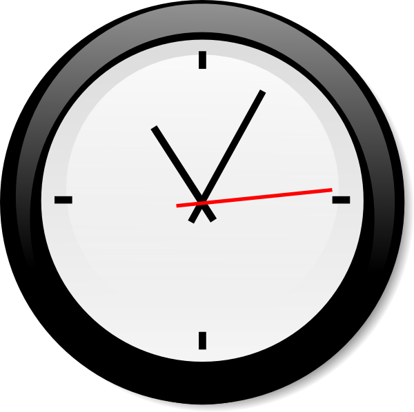 Animated clock clipart
